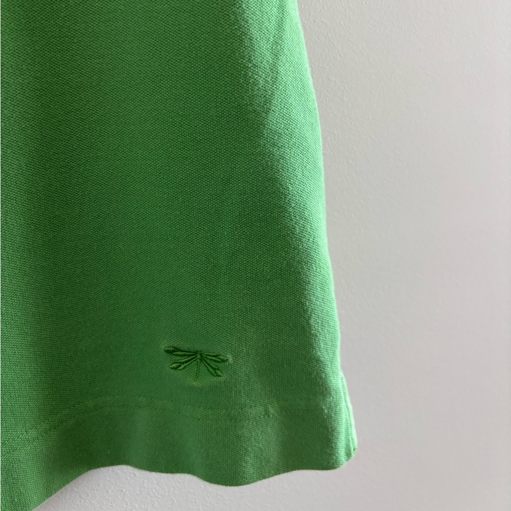Talbots Polo Shirt Green Cotton Stretch Short Sleeve Womens 1X Preppy Golf - Picture 4 of 8